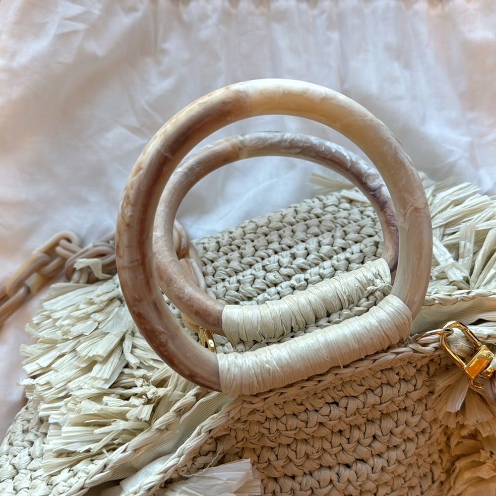 Carolina Santo Domingo Raffia Tote - Picture 5 of 7